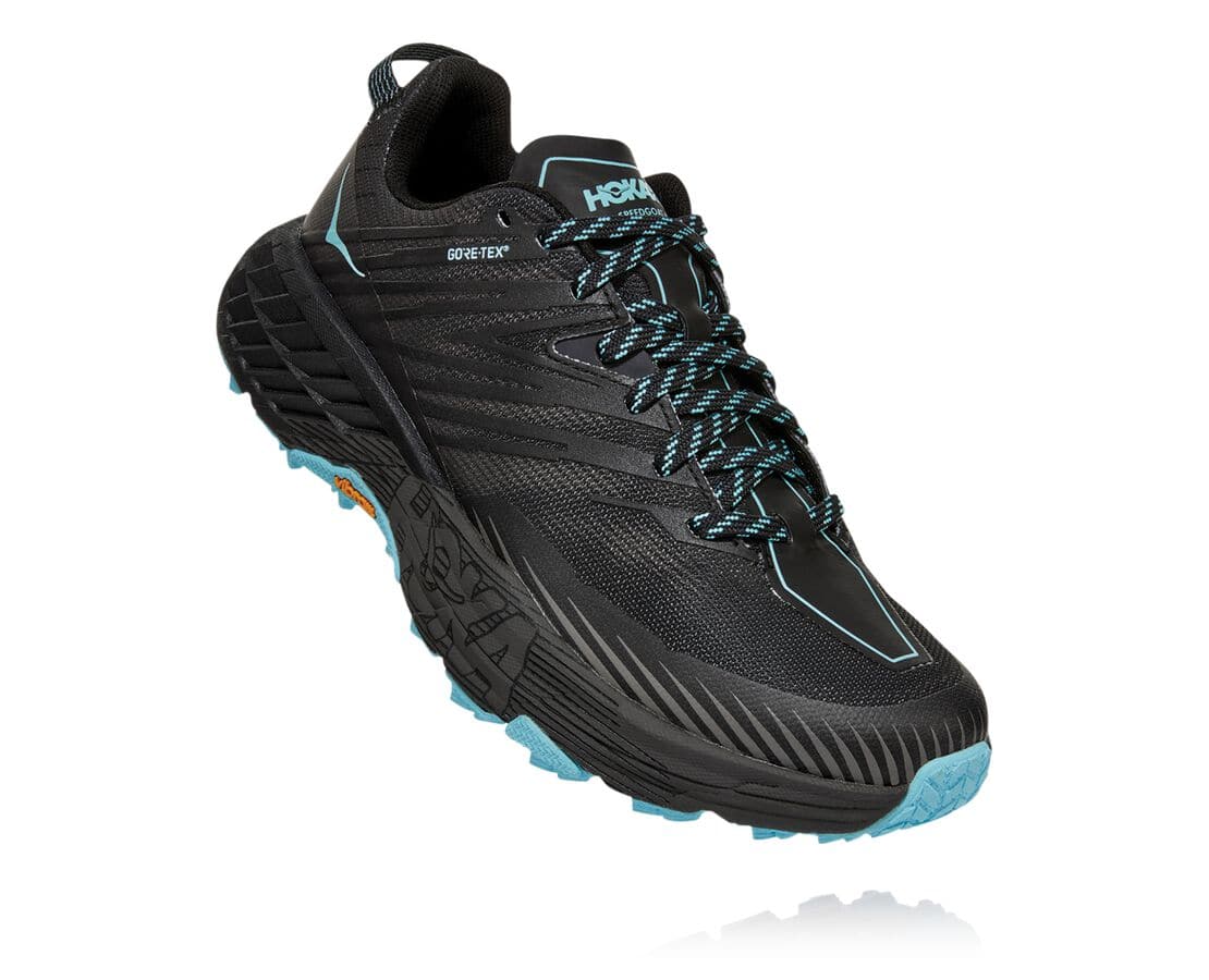 Hoka One One Speedgoat 4 Gore-Tex South Africa - Womens Trail Running Shoes - Dark Grey,FDCEO-3465